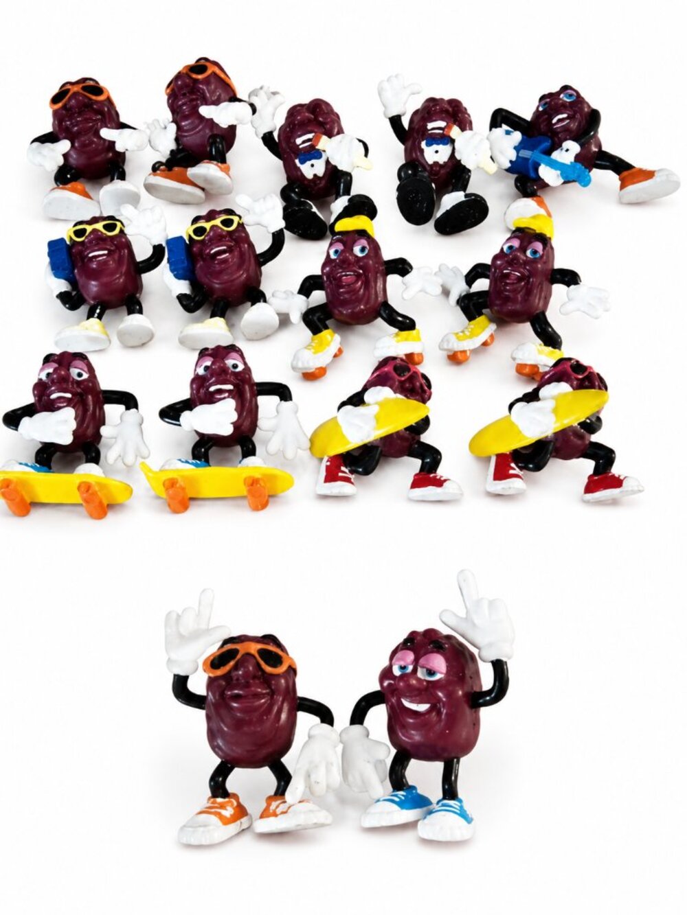 CALIFORNIA RAISINS Toy Lot of 15